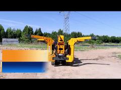 2-Ton-Spinnen-Raupenkran