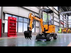 HT10W 1T Minibagger auf Rädern