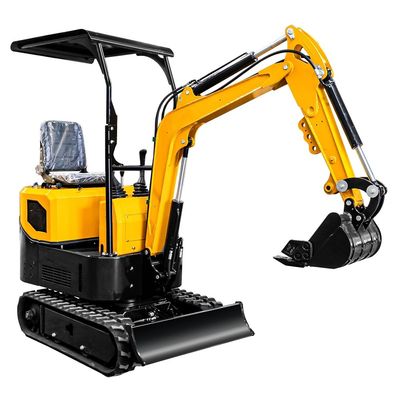 Supermacht 1 Ton Mini Excavator Saving Energy Compact kleiner Digger Machine