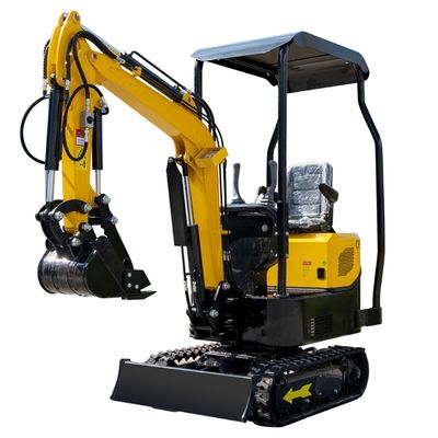 Boom-Schwingen 1000kg Hightop kleiner Mini Excavator With Back Cover öffnete sich