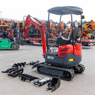 Import Marke Motor 1800kg Mini Hydraulischer Bagger mit einziehbarem Gleis