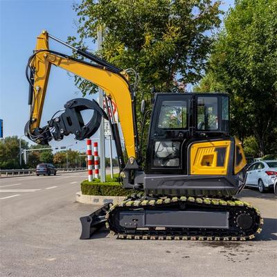 HT65 1800 kg CE-zertifizierter hydraulischer Minibagger mit Yanmar/Kubota-Motorenoptionen